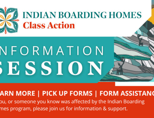 Indian Boarding Homes Class Action Information Session – On Reserve