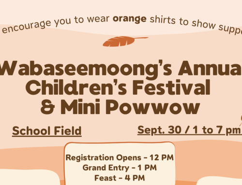 Wabaseemoong’s Annual Children’s Festival & Mini Powwow